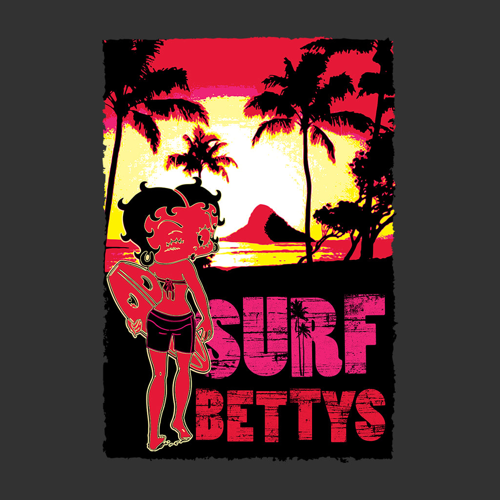 Betty Boop Surf Bettys Sunset Women's Sweatshirt