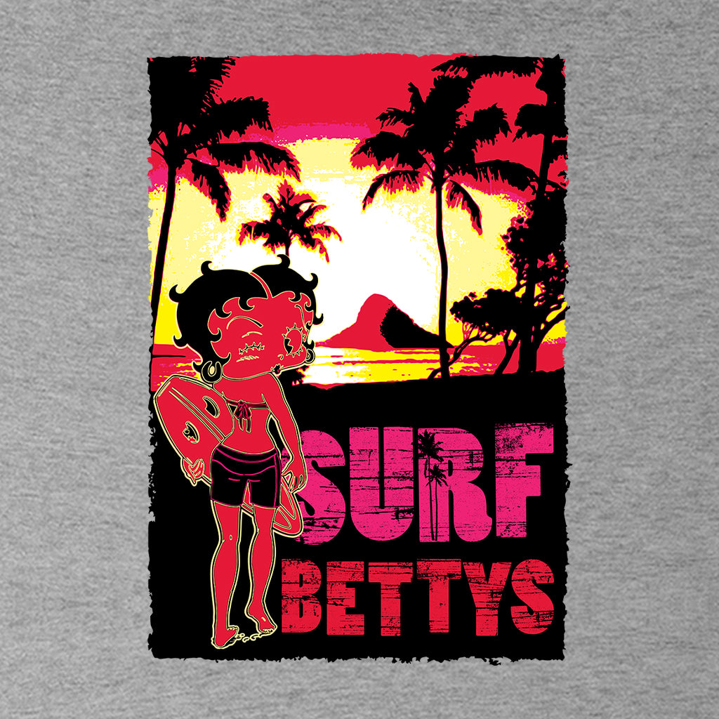 Betty Boop Surf Bettys Sunset Kids Sweatshirt