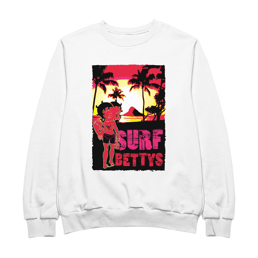 Betty Boop Surf Bettys Sunset Men's Sweatshirt