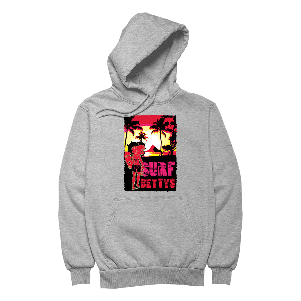 Betty Boop Surf Bettys Sunset Women's Hooded Sweatshirt