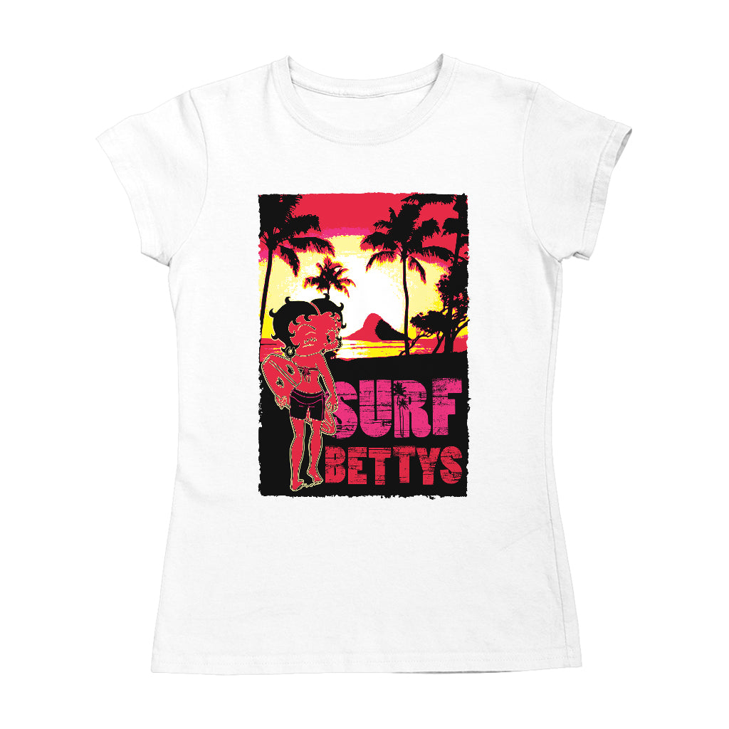 Betty Boop Surf Bettys Sunset Women's T-Shirt
