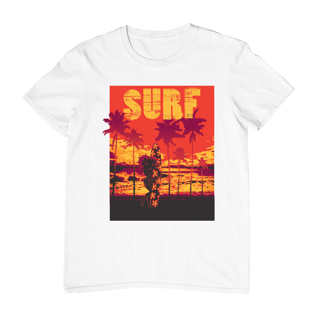 Betty Boop Surf Maui Surfboard Men's T-Shirt