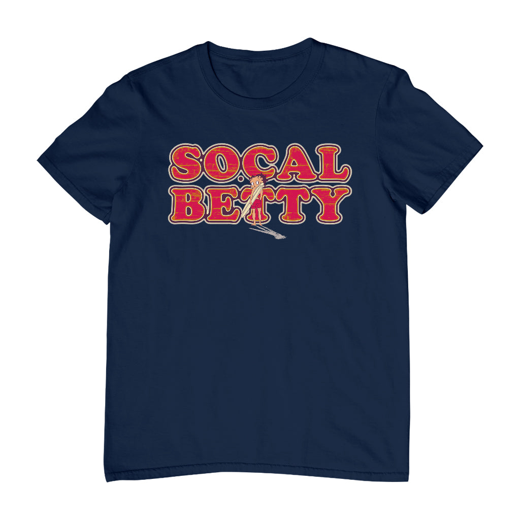 Betty Boop Socal Surfer Betty Men's T-Shirt