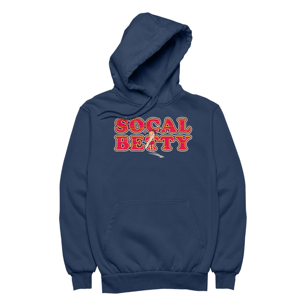Betty Boop Socal Surfer Betty Women's Hooded Sweatshirt