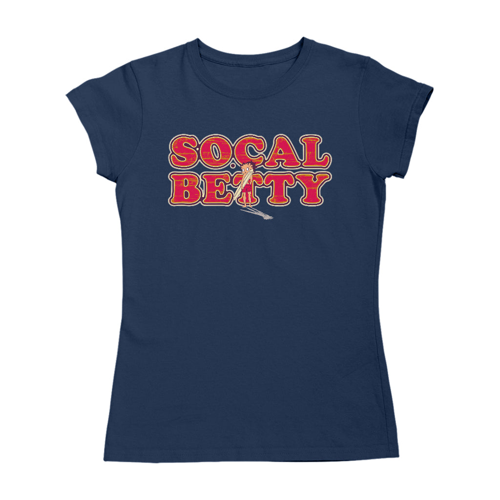 Betty Boop Socal Surfer Betty Women's T-Shirt