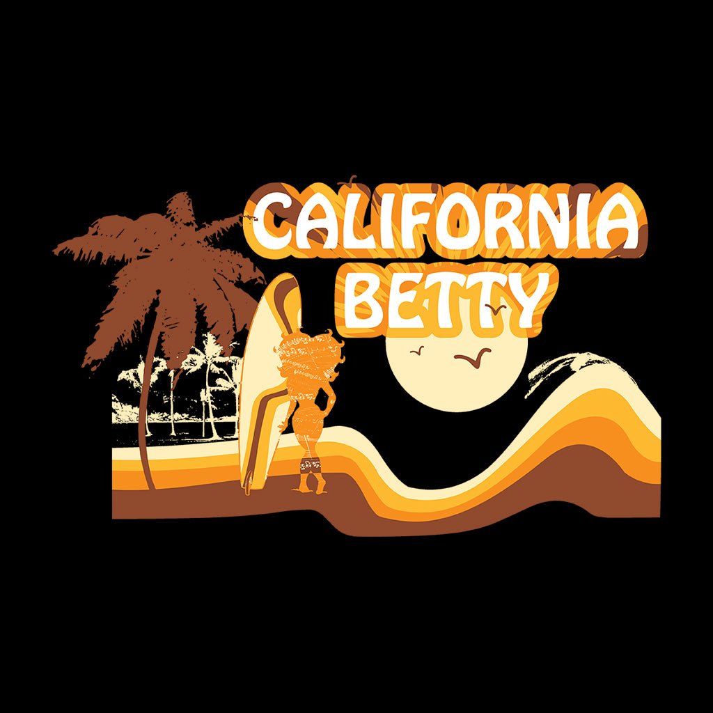 Betty Boop California Sunset Men's Hooded Sweatshirt