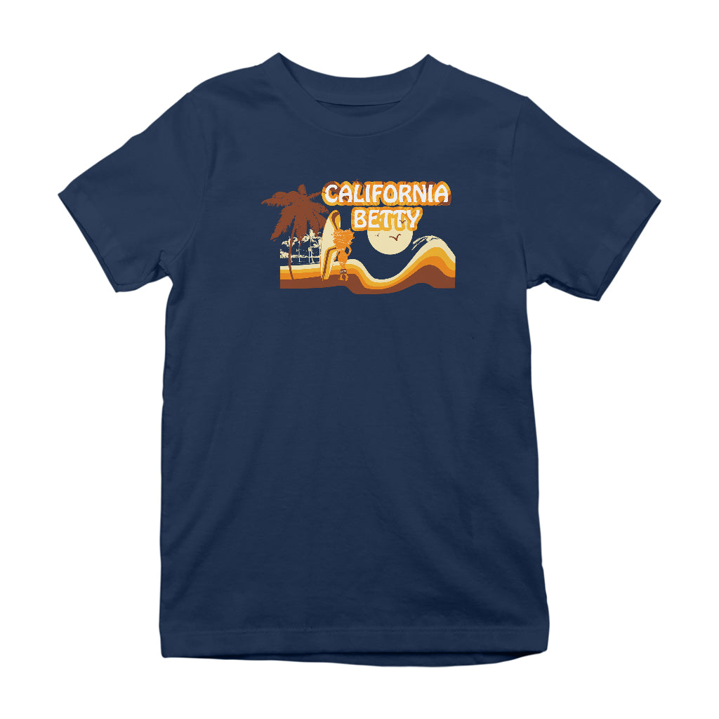 Betty Boop California Sunset Kids T-Shirt