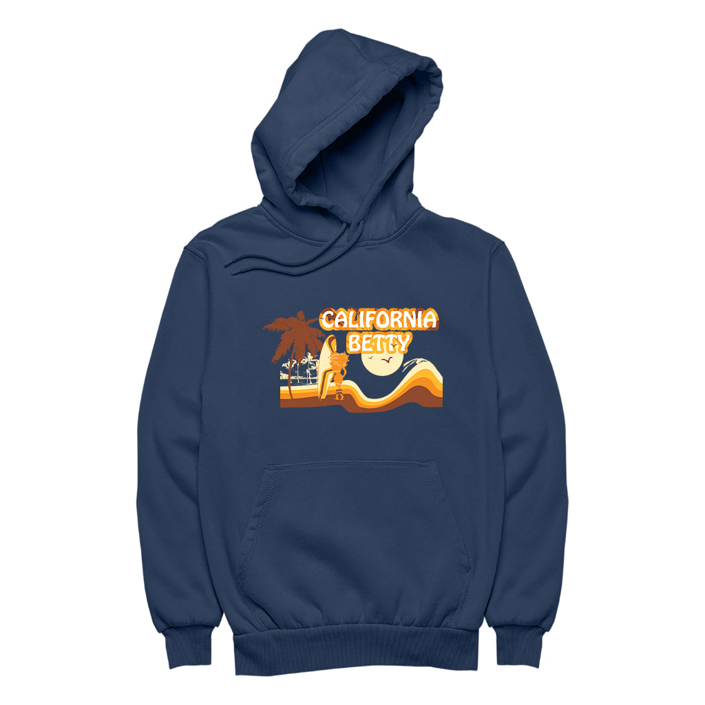 Betty Boop California Sunset Men's Hooded Sweatshirt