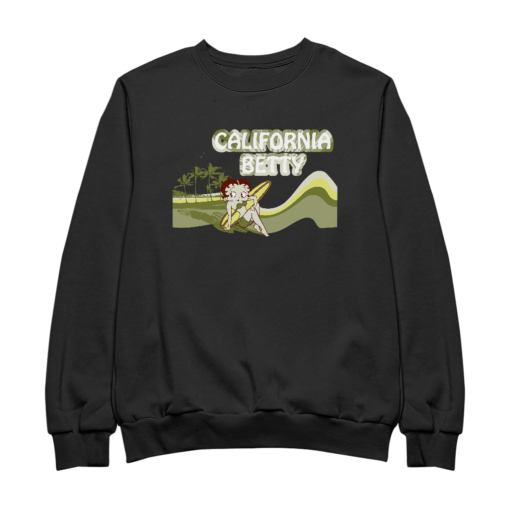 Betty Boop California Betty Beach Men's Sweatshirt