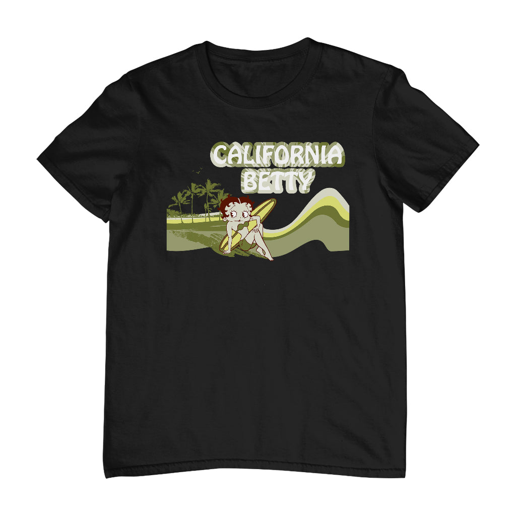 Betty Boop California Betty Beach Men's T-Shirt