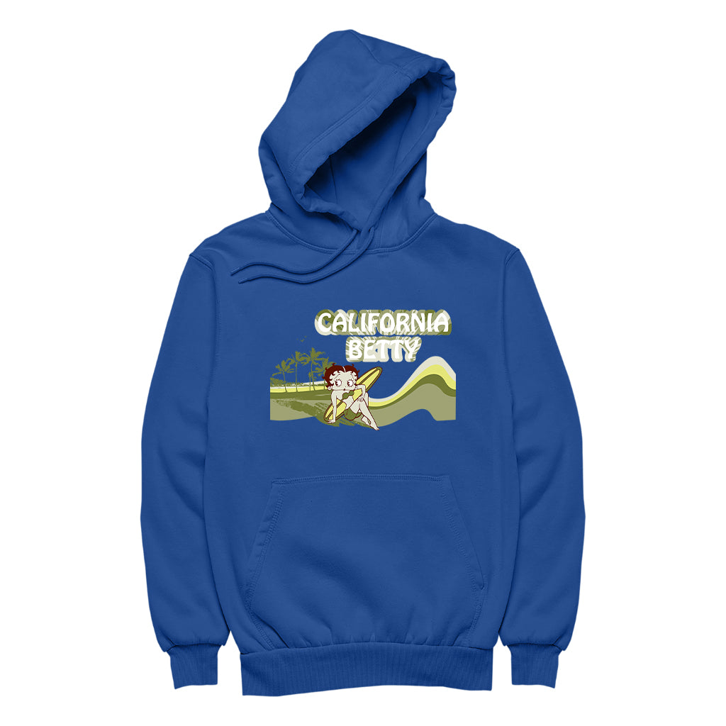 Betty Boop California Betty Beach Women's Hooded Sweatshirt