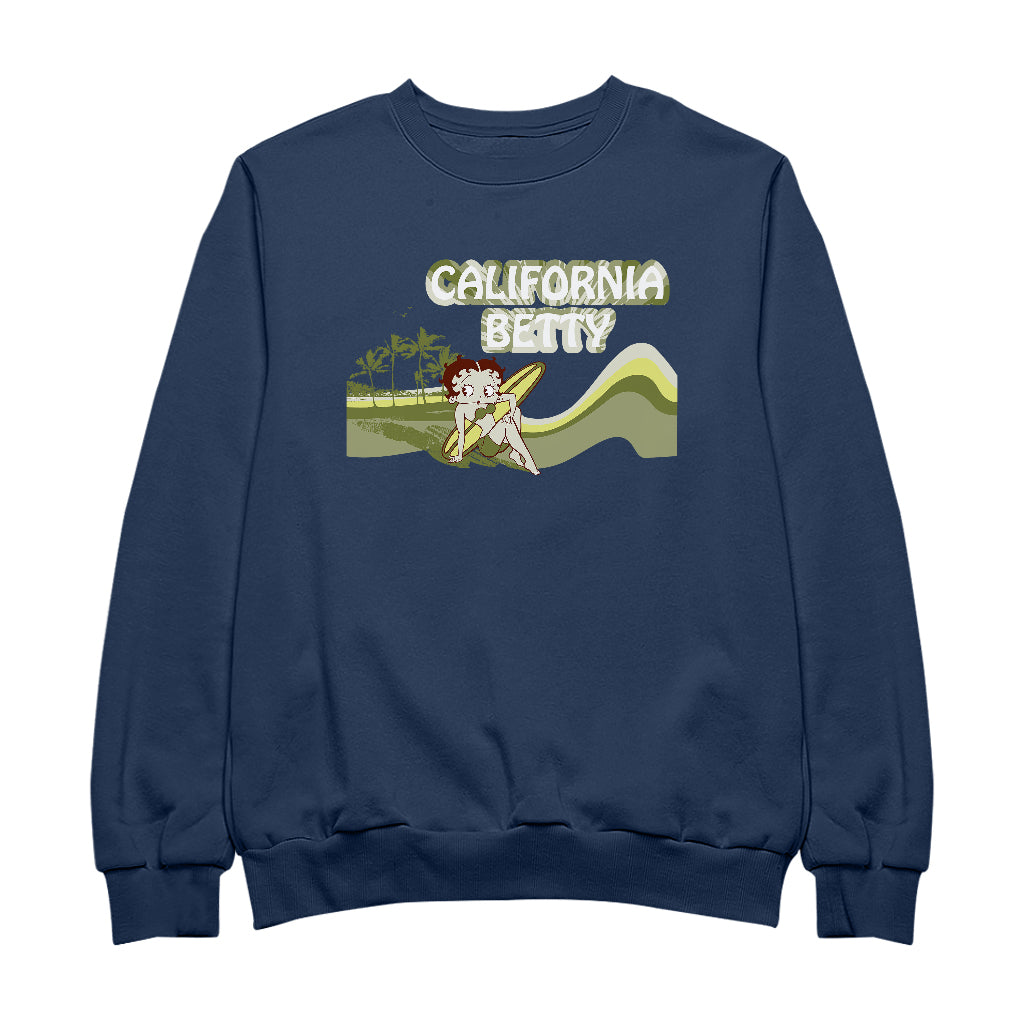 Betty Boop California Betty Beach Women's Sweatshirt