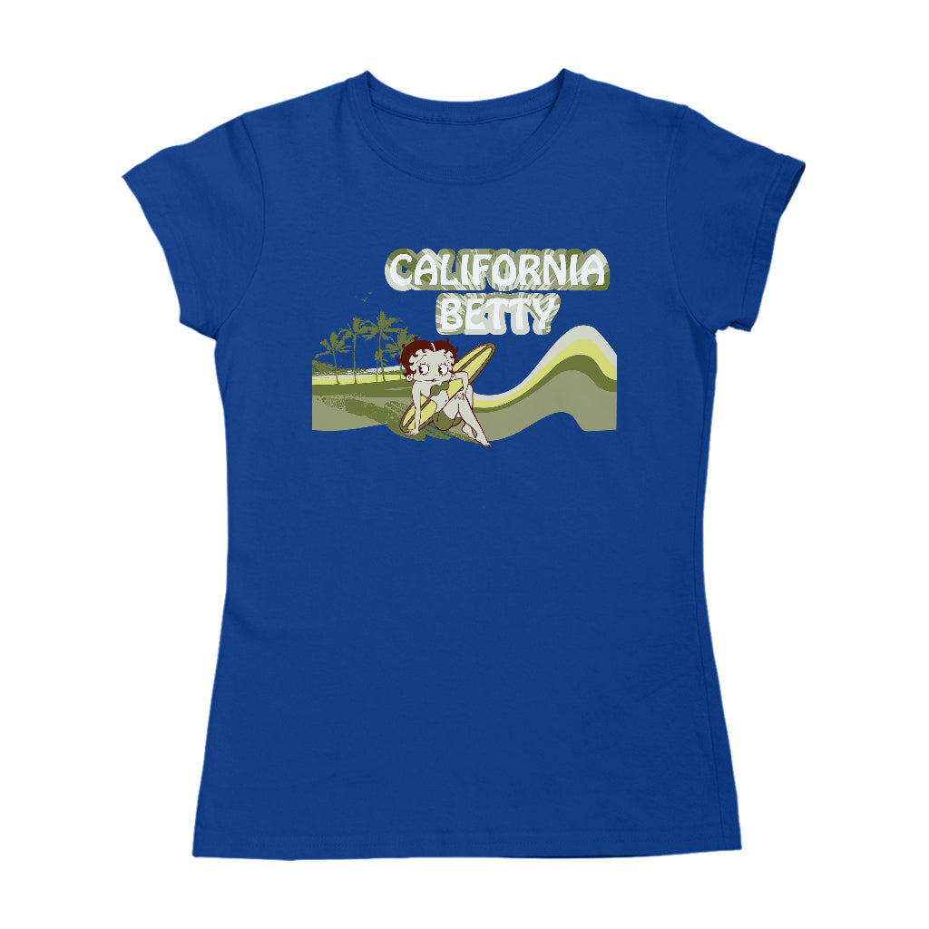Betty Boop California Betty Beach Women's T-Shirt