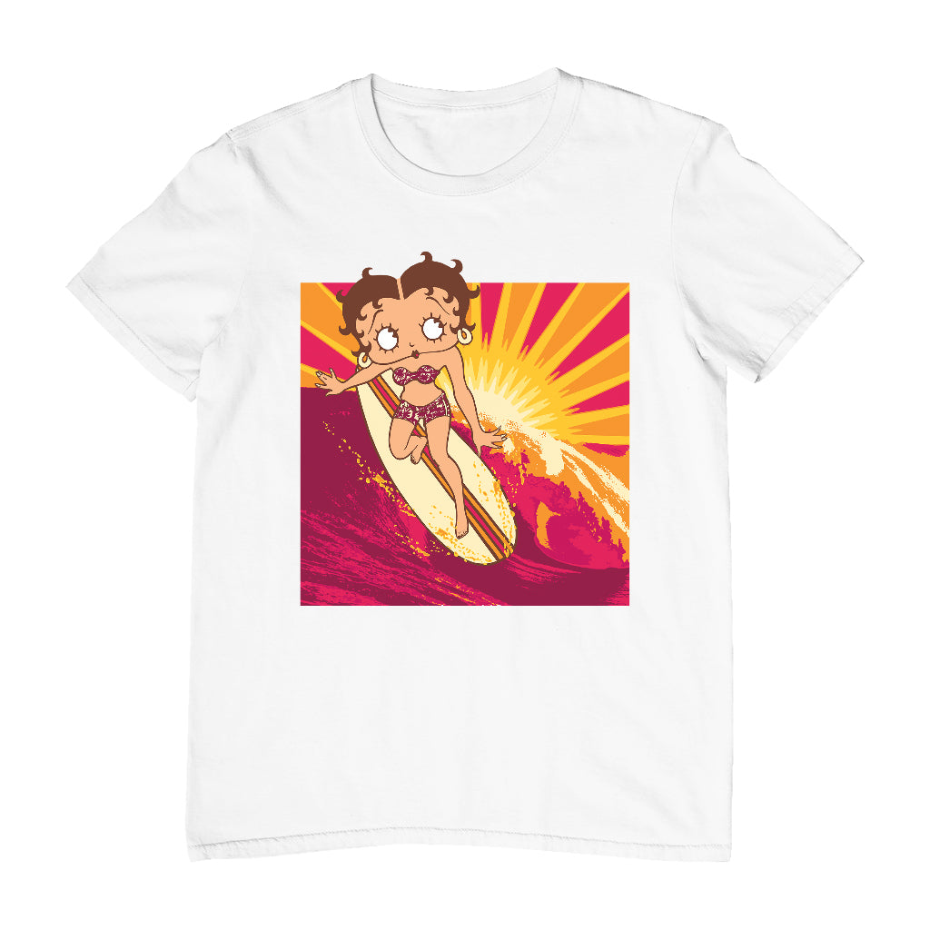 Betty Boop Sunset Surfer Men's T-Shirt