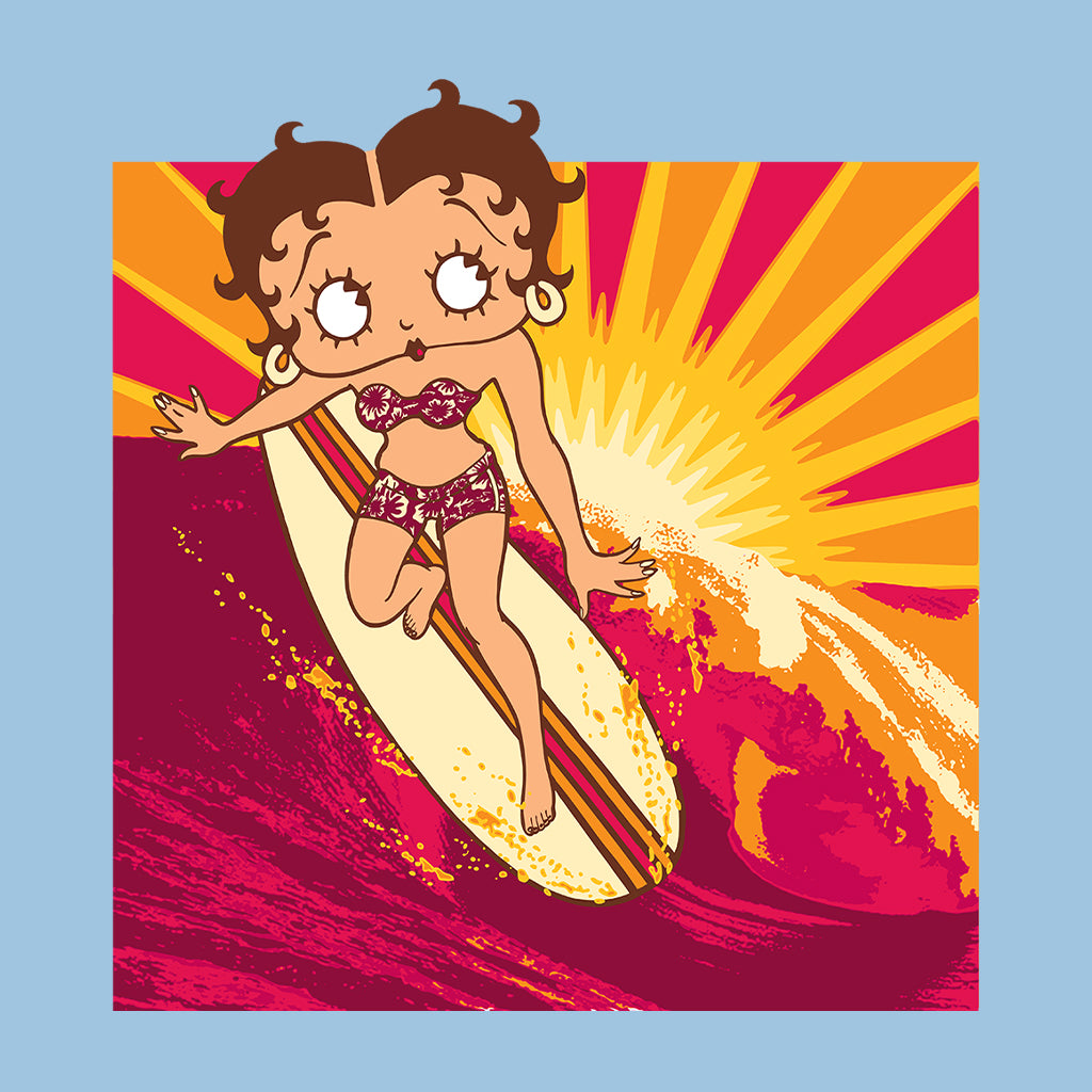 Betty Boop Sunset Surfer Women's T-Shirt
