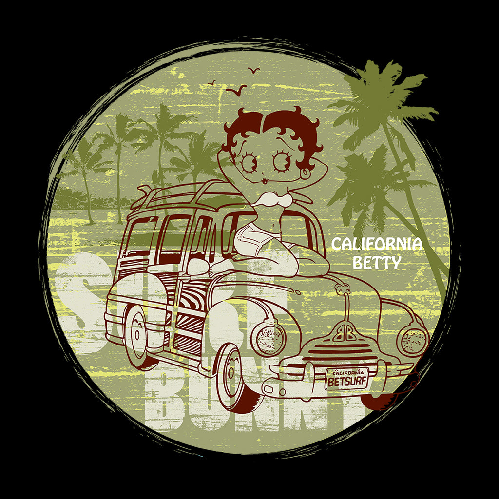 Betty Boop Surf Bunny California Kids T-Shirt