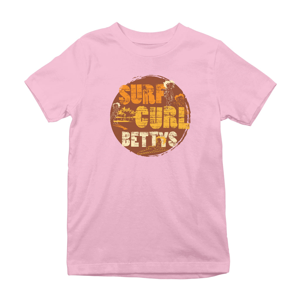 Betty Boop Surf Curls Beach Kids T-Shirt