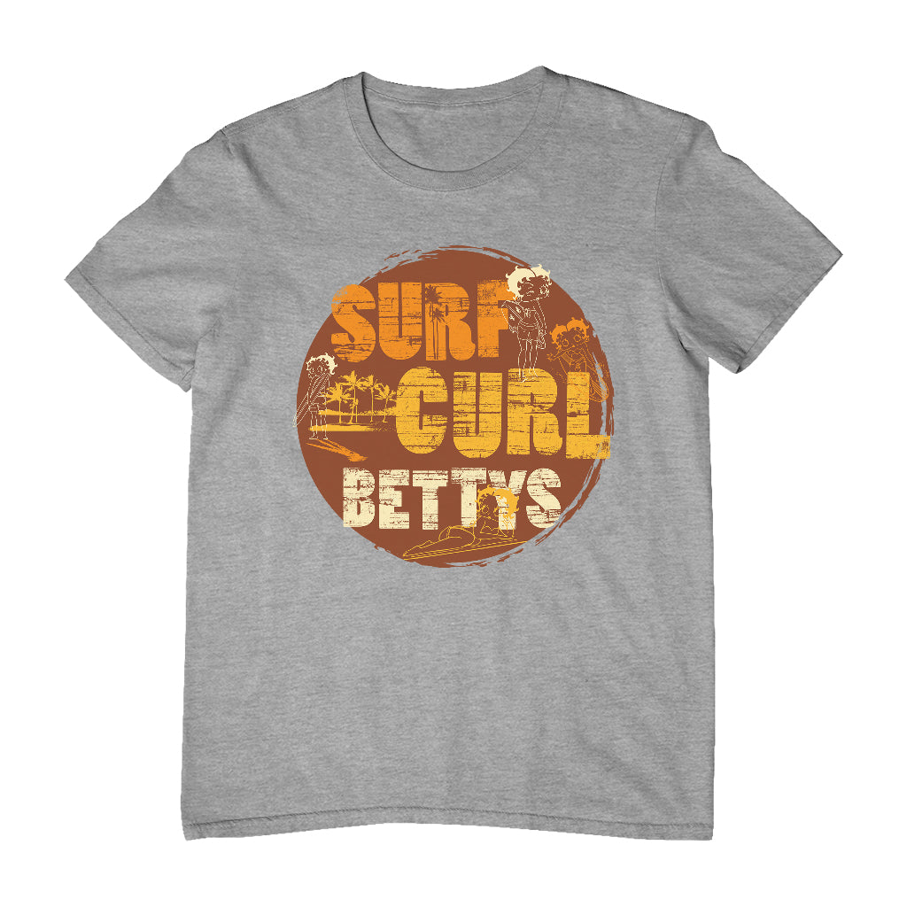 Betty Boop Surf Curls Beach Men's T-Shirt