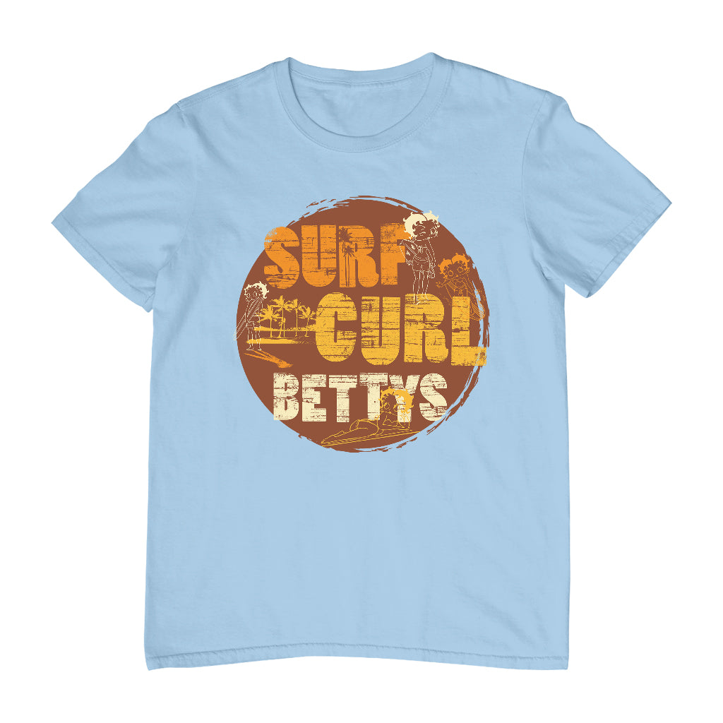 Betty Boop Surf Curls Beach Men's T-Shirt