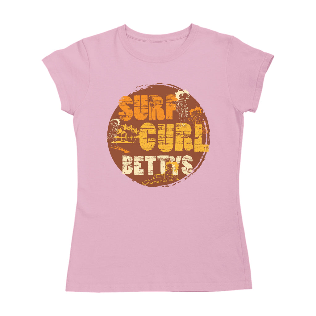 Betty Boop Surf Curls Beach Women's T-Shirt