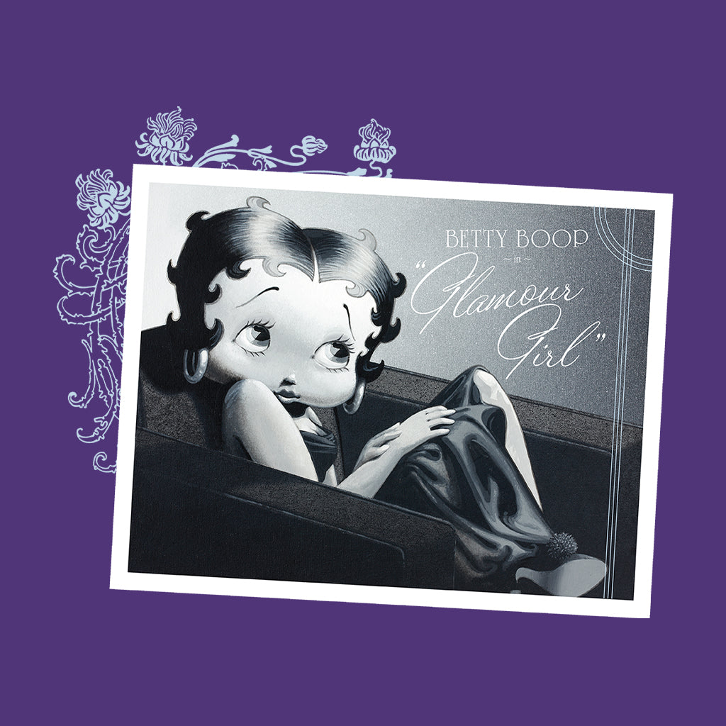 Betty Boop In Glamour Girl Men's Hooded Sweatshirt