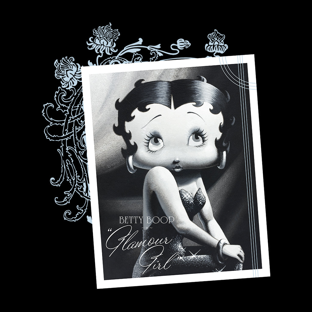 Betty Boop Portrait Glamour Girl Men's Hooded Sweatshirt