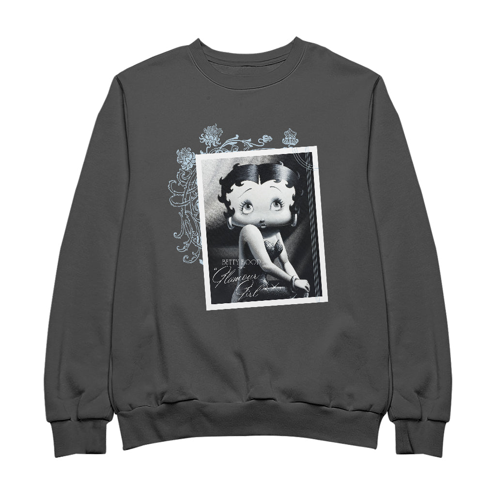 Betty Boop Portrait Glamour Girl Men's Sweatshirt