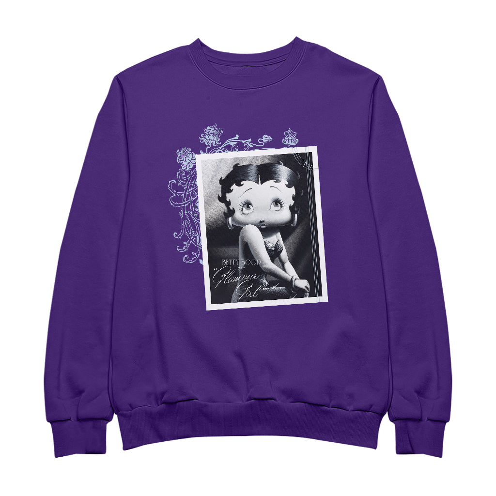 Betty Boop Portrait Glamour Girl Men's Sweatshirt