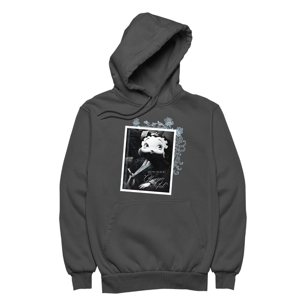 Betty Boop Reclining Glamour Girl Men's Hooded Sweatshirt
