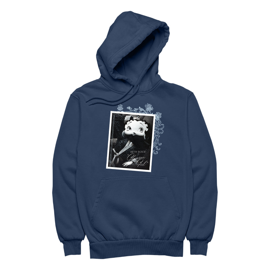 Betty Boop Reclining Glamour Girl Men's Hooded Sweatshirt