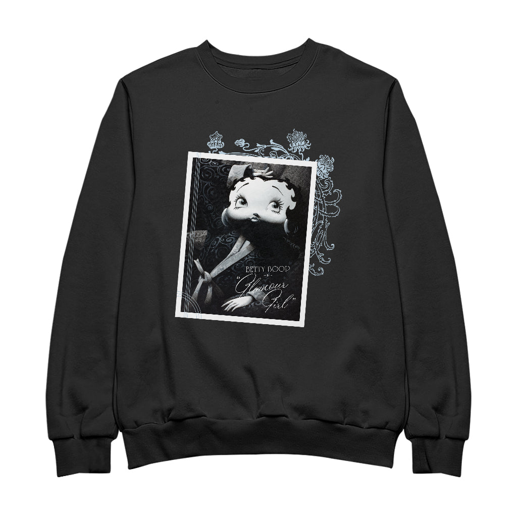 Betty Boop Reclining Glamour Girl Men's Sweatshirt