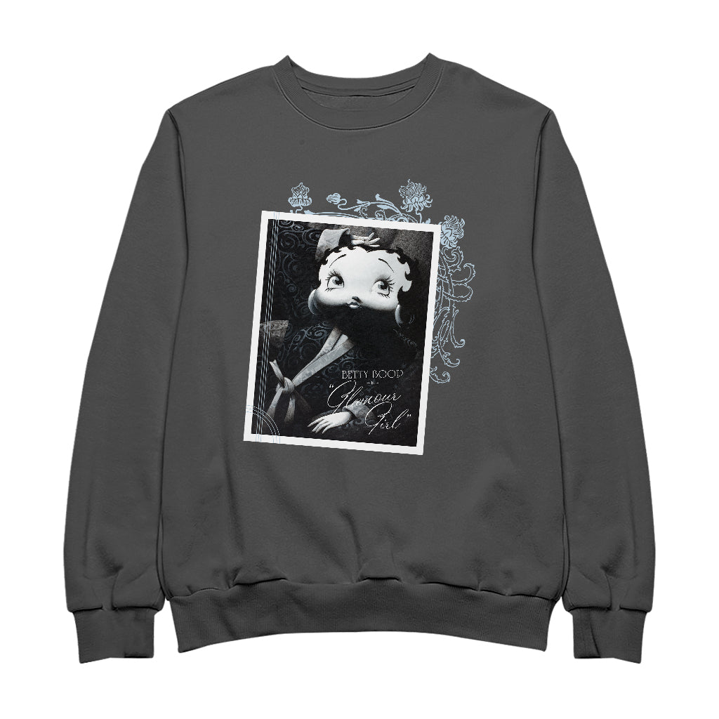 Betty Boop Reclining Glamour Girl Men's Sweatshirt
