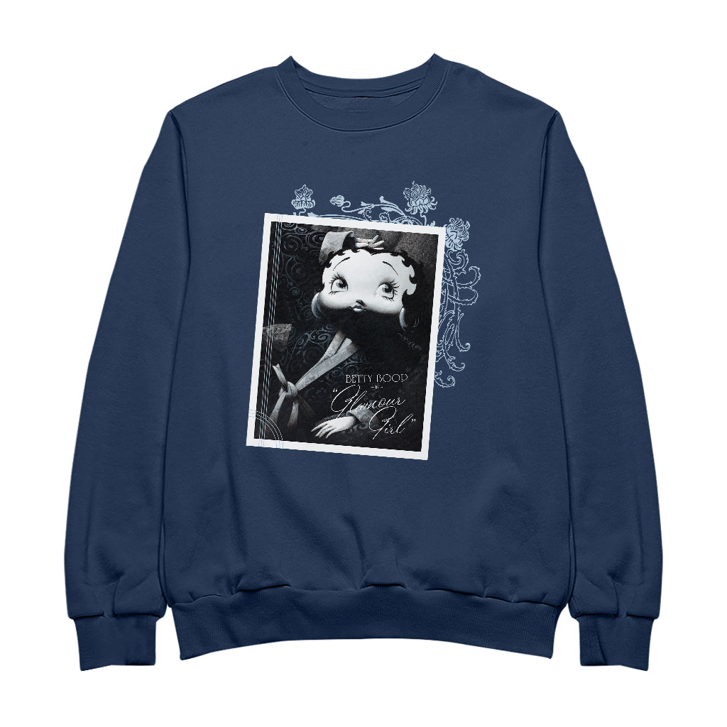 Betty Boop Reclining Glamour Girl Men's Sweatshirt