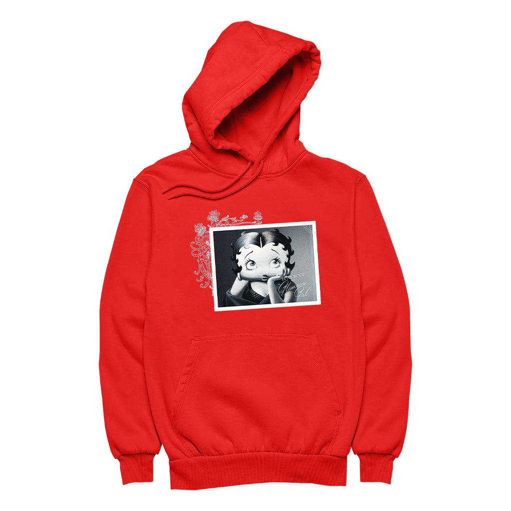 Betty Boop Lashes Glamour Girl Men's Hooded Sweatshirt