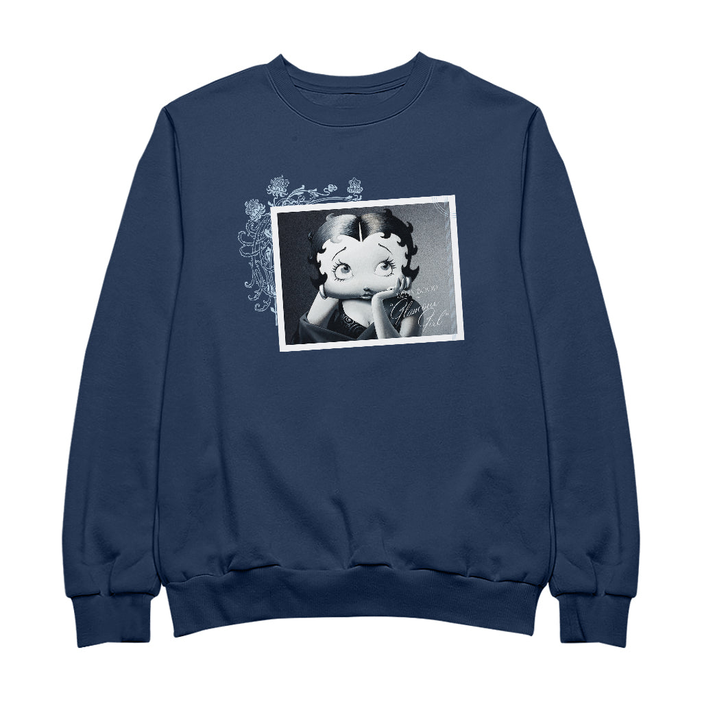 Betty Boop Lashes Glamour Girl Men's Sweatshirt