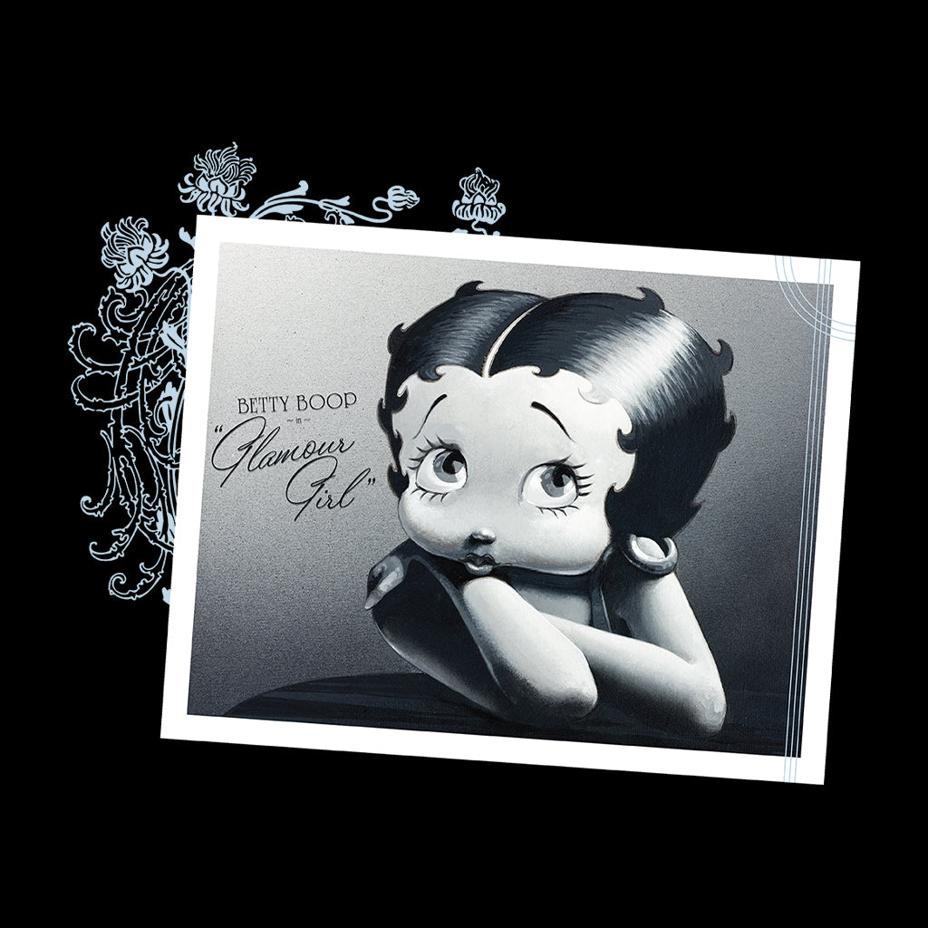 Betty Boop Leaning Portrait Glamour Girl Men's T-Shirt