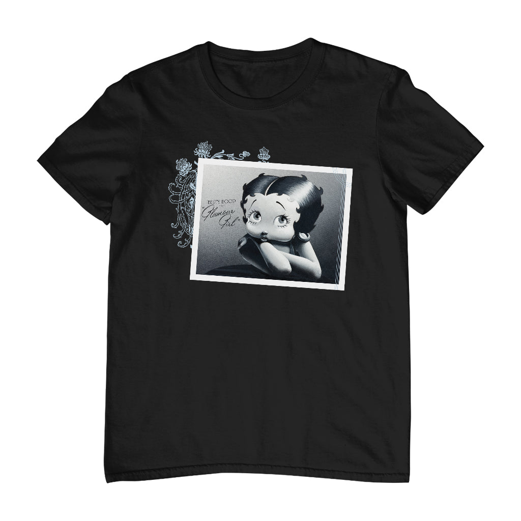 Betty Boop Leaning Portrait Glamour Girl Men's T-Shirt