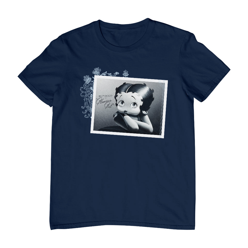 Betty Boop Leaning Portrait Glamour Girl Men's T-Shirt