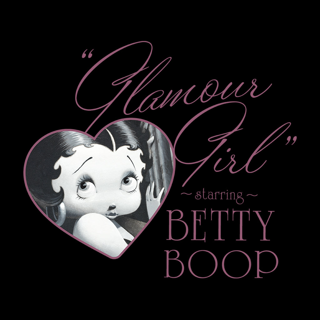 Betty Boop Heart Frame Glamour Girl Men's Hooded Sweatshirt