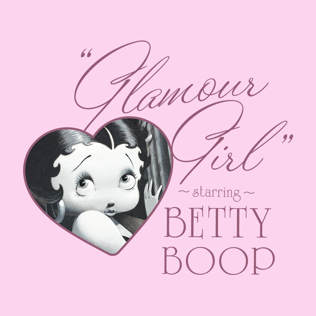 Betty Boop Heart Frame Glamour Girl Men's Hooded Sweatshirt