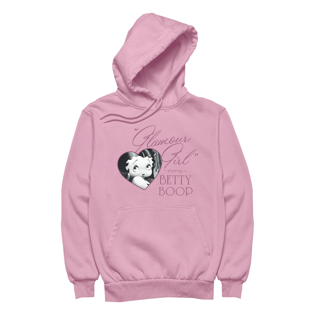 Betty Boop Heart Frame Glamour Girl Men's Hooded Sweatshirt