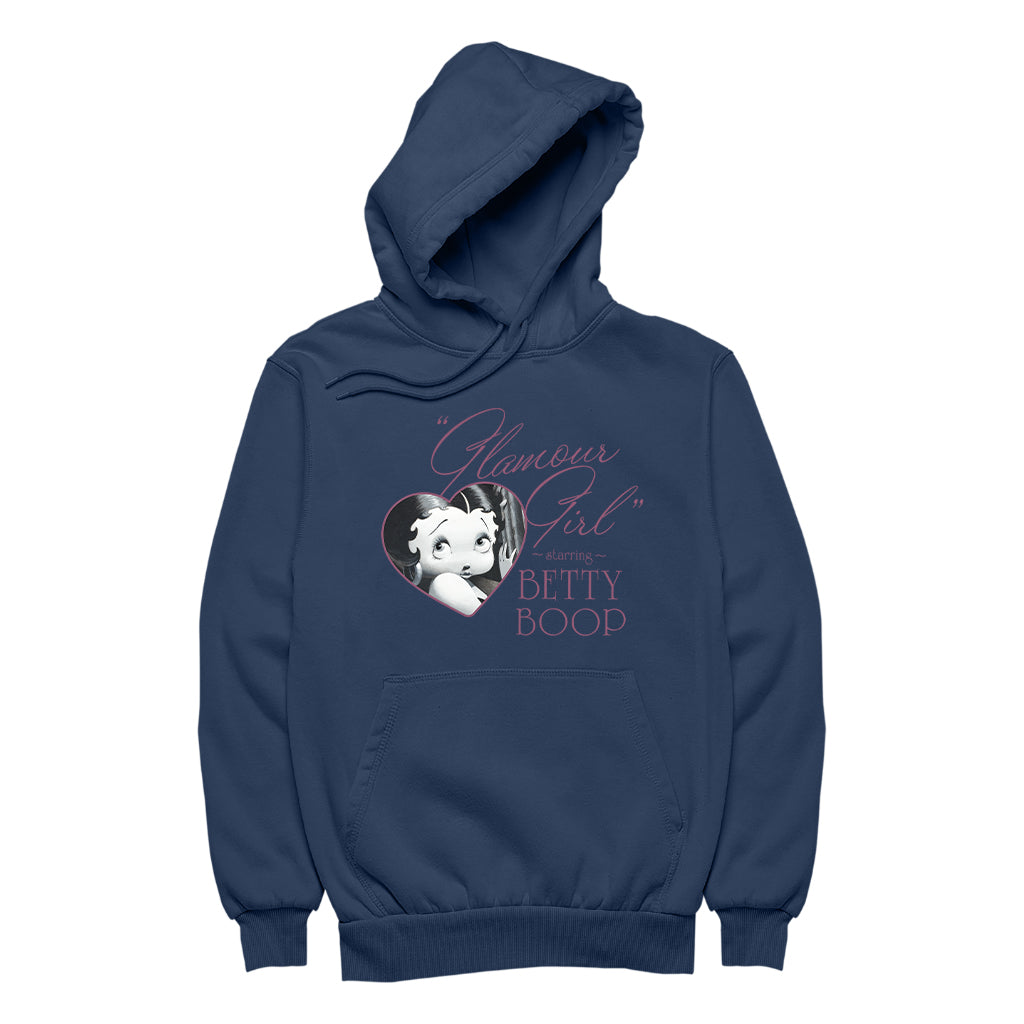Betty Boop Heart Frame Glamour Girl Men's Hooded Sweatshirt