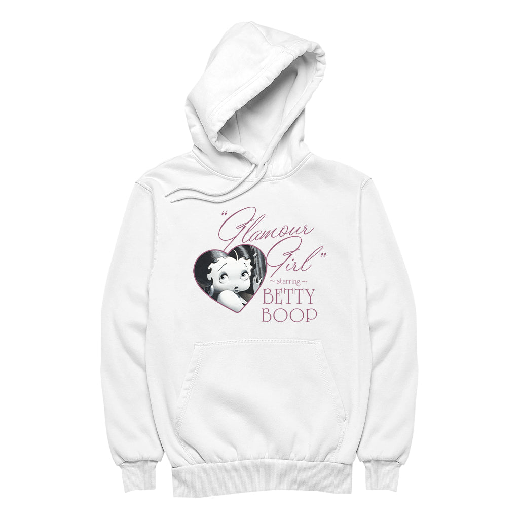 Betty Boop Heart Frame Glamour Girl Men's Hooded Sweatshirt