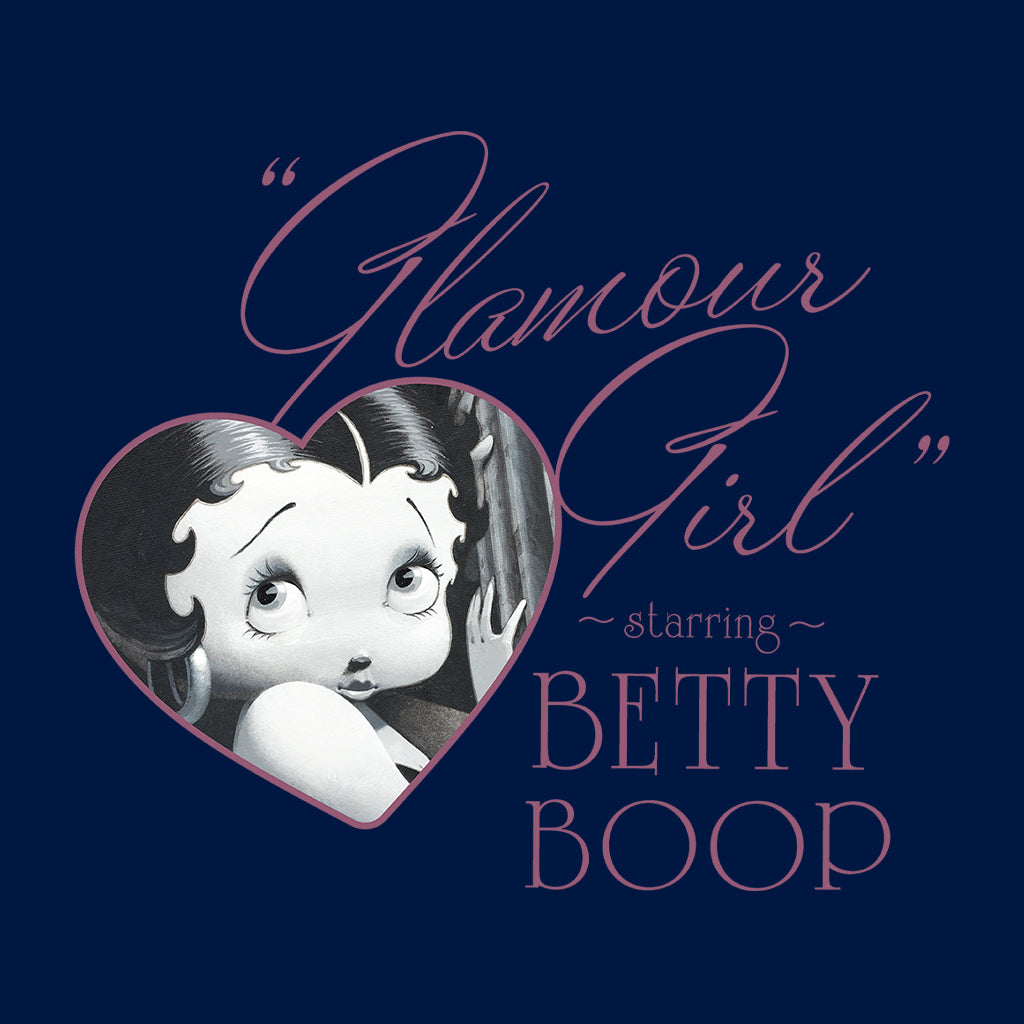 Betty Boop Heart Frame Glamour Girl Men's Hooded Sweatshirt