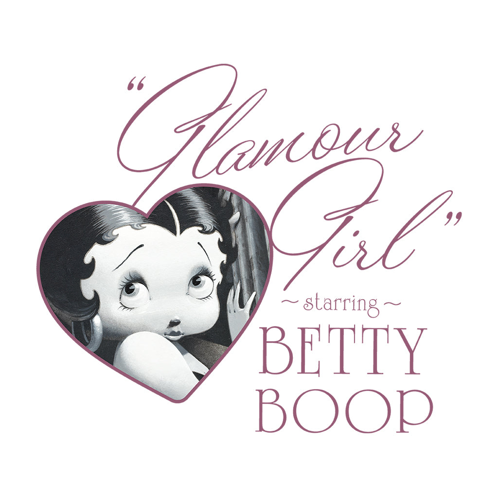 Betty Boop Heart Frame Glamour Girl Men's Hooded Sweatshirt