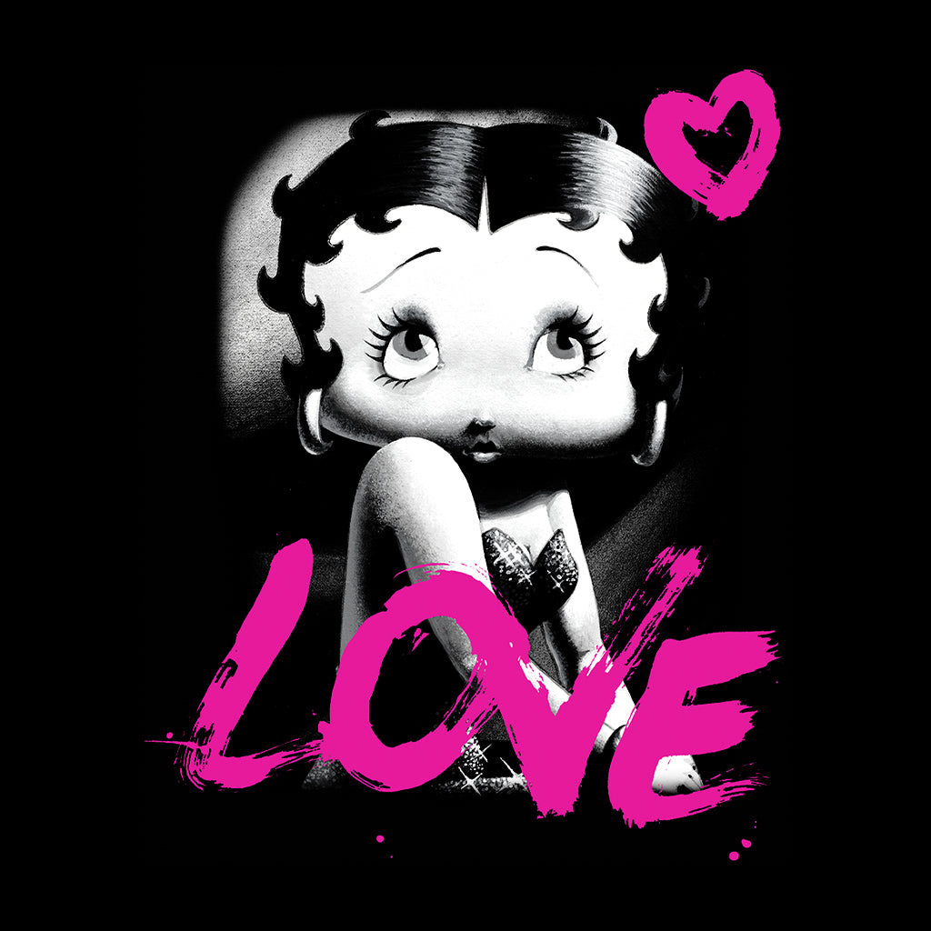Betty Boop Glamour Heart Love Men's T-Shirt