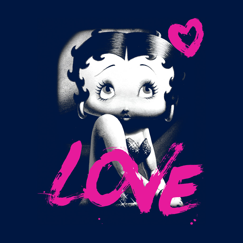 Betty Boop Glamour Heart Love Men's T-Shirt