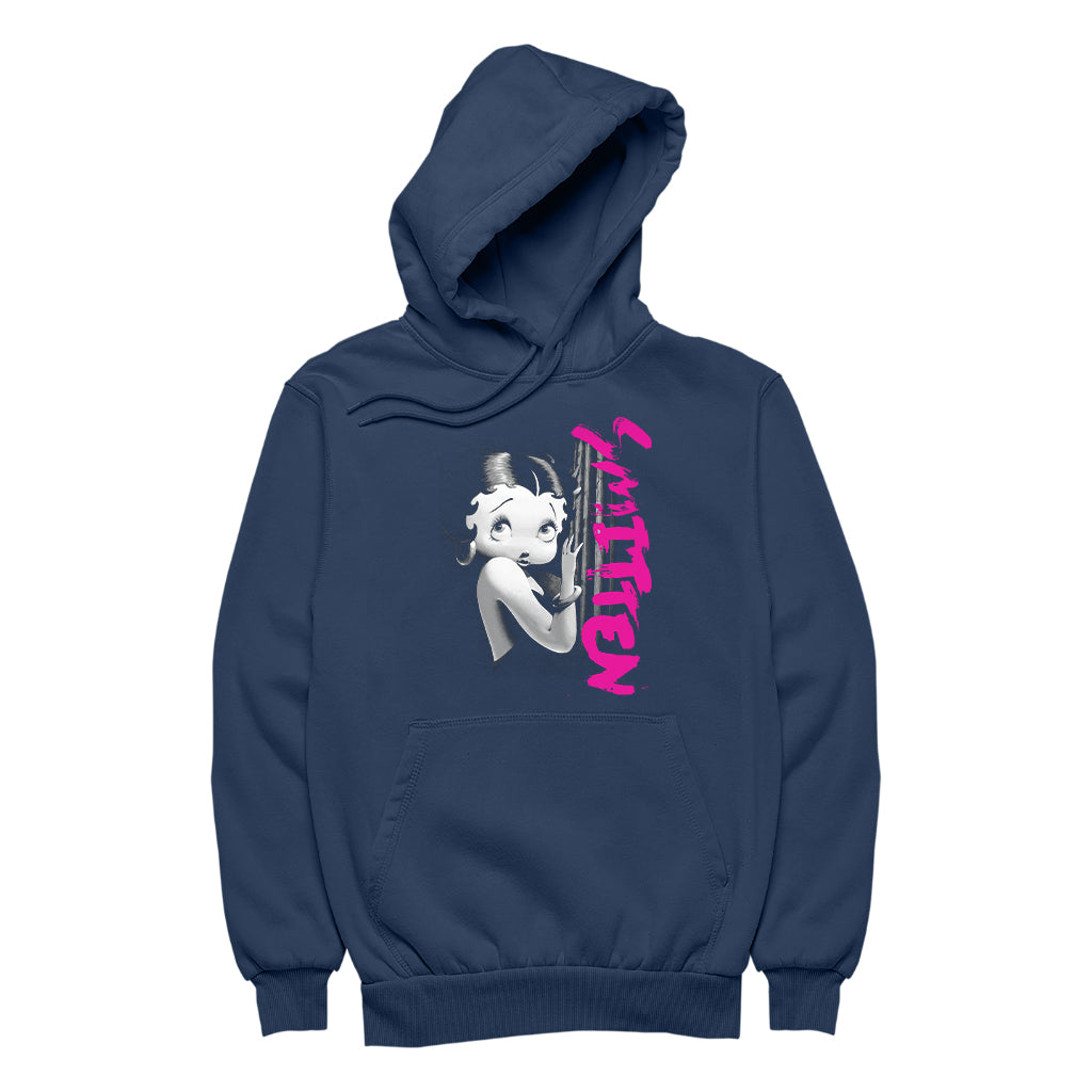 Betty Boop Glamour Smitten Men's Hooded Sweatshirt