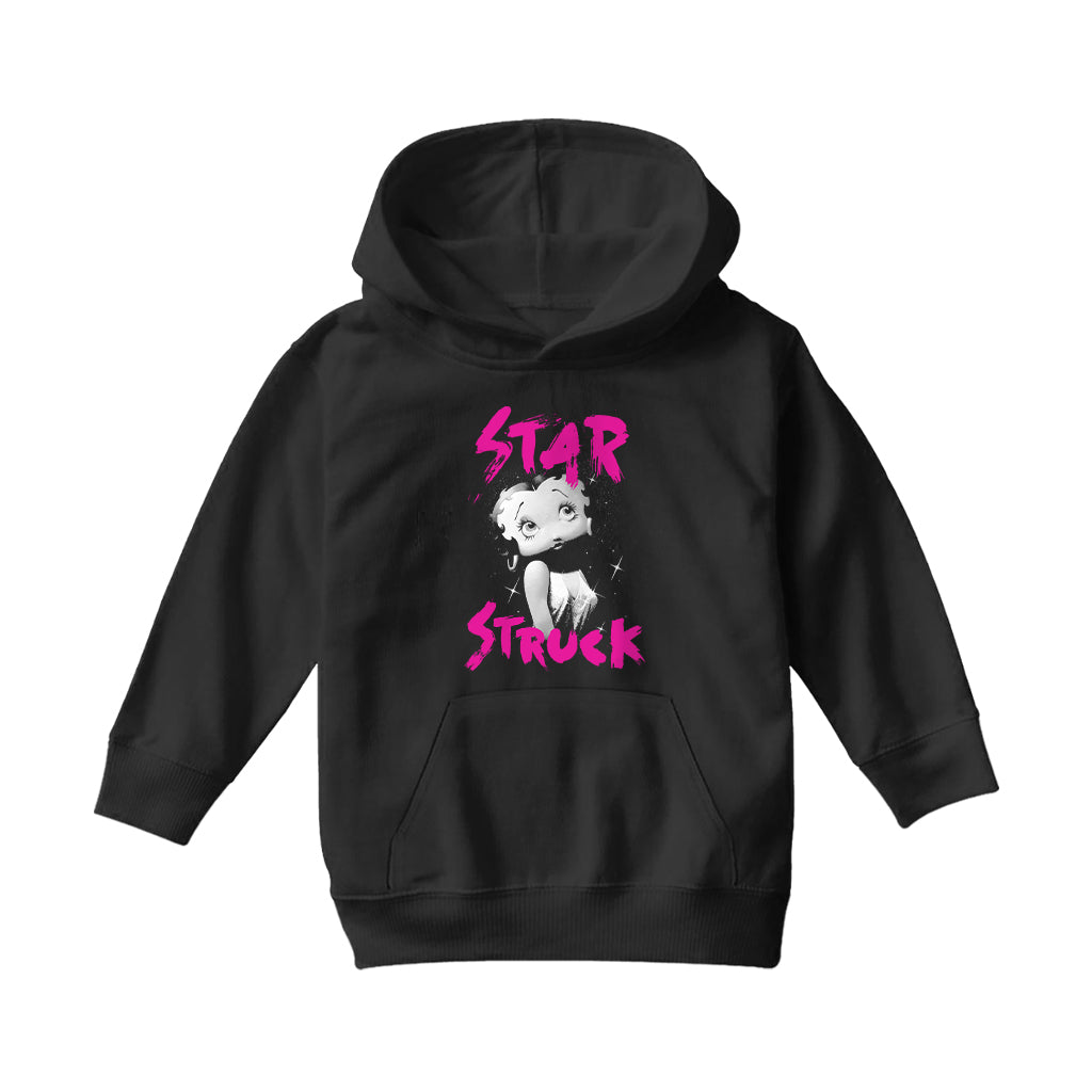 Betty Boop Star Struck Kids Hooded Sweatshirt