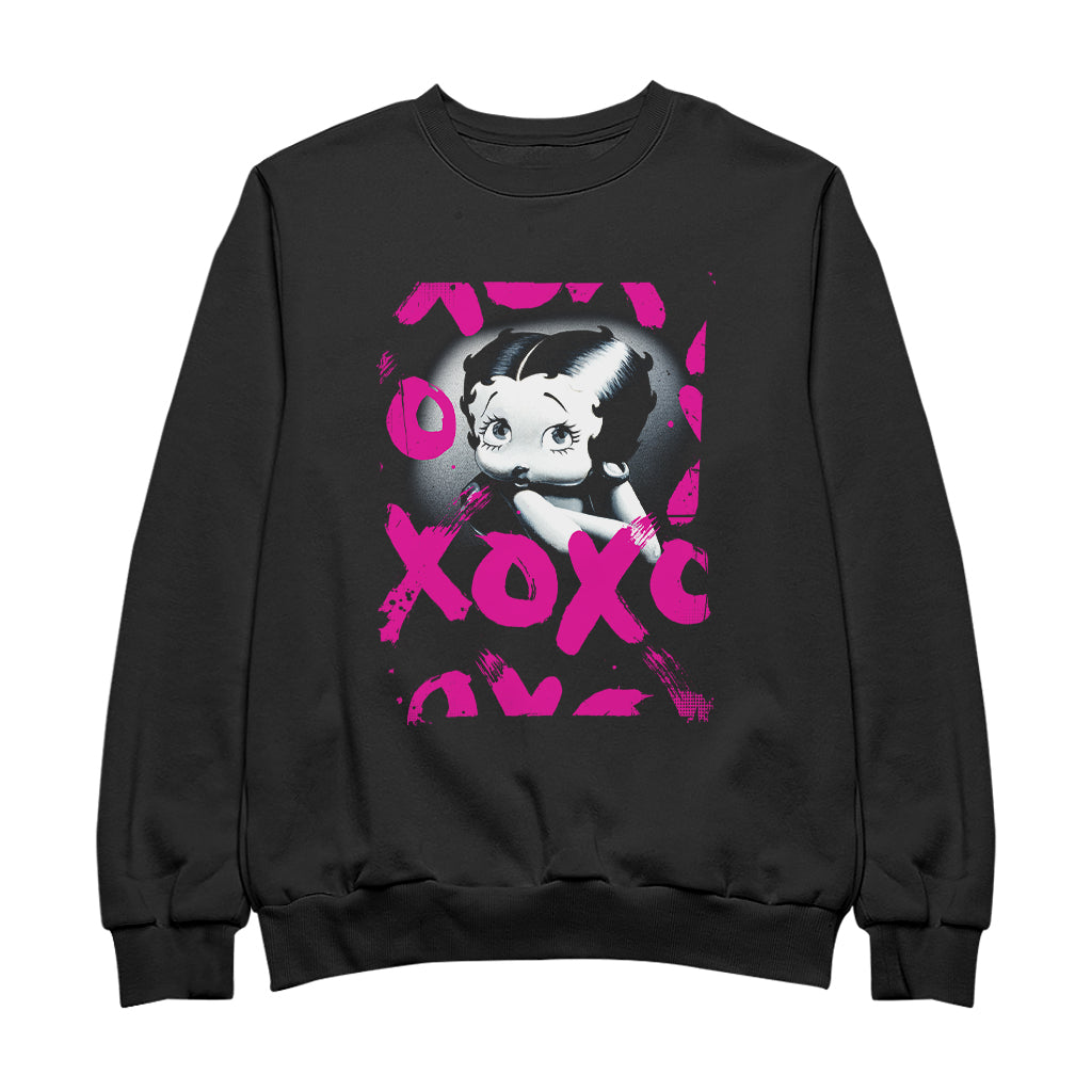 Betty Boop Glamour XOXO Men's Sweatshirt